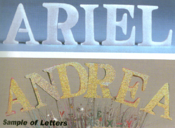 Styrofoam Letters